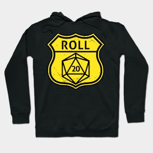 Route d20 Sign - Route 66 Parody Hoodie